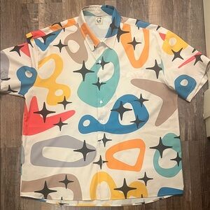 Colorful Geometric Men's Shirt